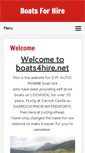 Mobile Screenshot of boats4hire.net